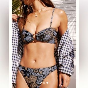 Anthropologie x Faithfull Blair Palermo Paisley Bikini